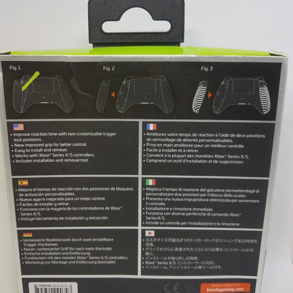 Bionik Quickshot Pro For Xbox Series X/S: Custom Grip and Dual Trigger - Picture 2 of 8